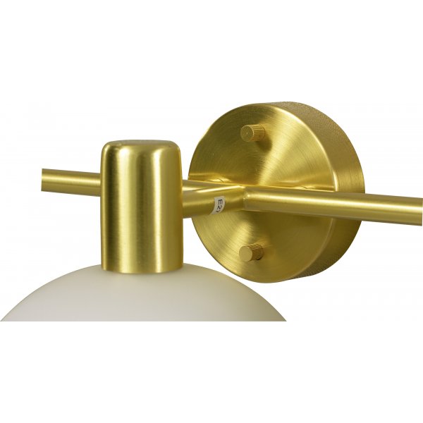 Elba Wandleuchte - Messing matt/Opalweiß Elba Wandleuchte - Messing matt/Opalweiß