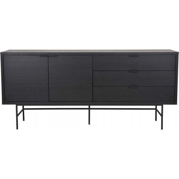 Parade-Sideboard 200 cm - schwarzes Eschenfurnier