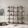 Loft-Bcherregal - Braun