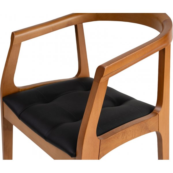 Mira Sessel - Eiche/Schwarz Mira Sessel - Eiche/Schwarz