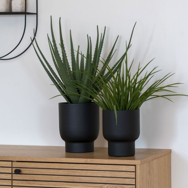 Kunstpflanze aus Gras - H: 45 cm - Grün Kunstpflanze aus Gras - H: 45 cm - Grün