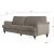 Howard Watford Deluxe 3-Sitzer-Sofa - Grau