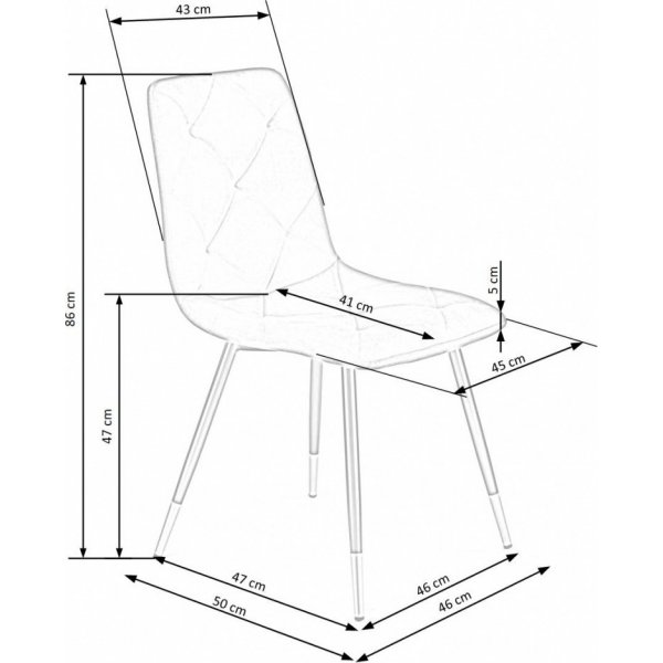 Cadeira Esszimmerstuhl 438 - Gelb