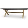 Otho Esstisch aus Holz mit Betonplatte 180 x 90 cm