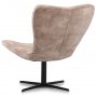 Tulpan Design Sessel - Beige (Samt)