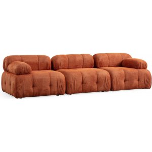 Petite 3-Sitzer-Sofa - Orange