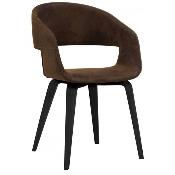 Nova Esszimmerstuhl - Vintage Mocca braun