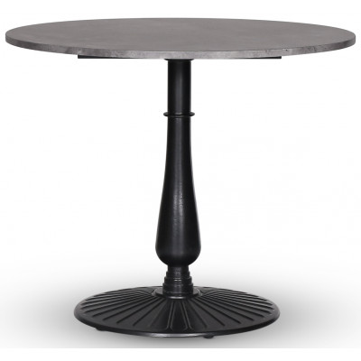 Mystery Table ca. 90 cm - Sockel Blade schwarz/Betonimitat