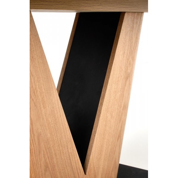 Tozzi Esstisch 160-200 x 90 cm - Eiche/schwarz Tozzi Esstisch 160-200 x 90 cm - Eiche/schwarz