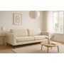 Aspen 3-Sitzer Sofa - Beige Samt
