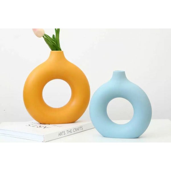 Buco Vase - Blau/Orange Buco Vase - Blau/Orange