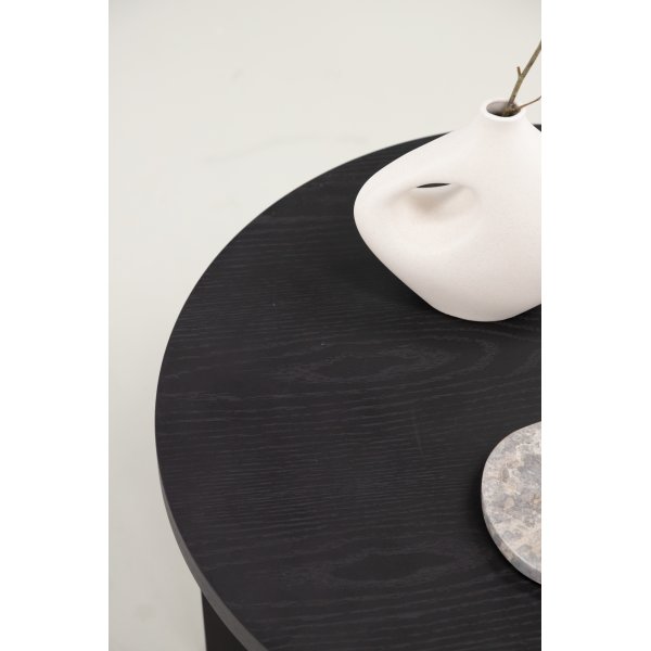 Melker Couchtisch 85 cm - Schwarz