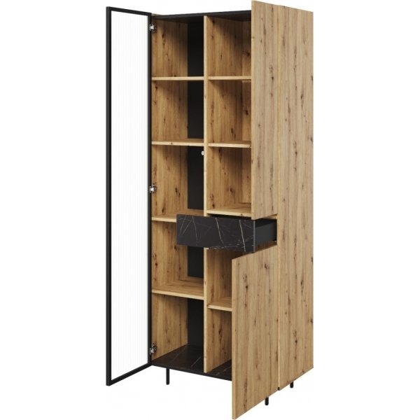 Vitrine Marmo - Artisan-Eiche