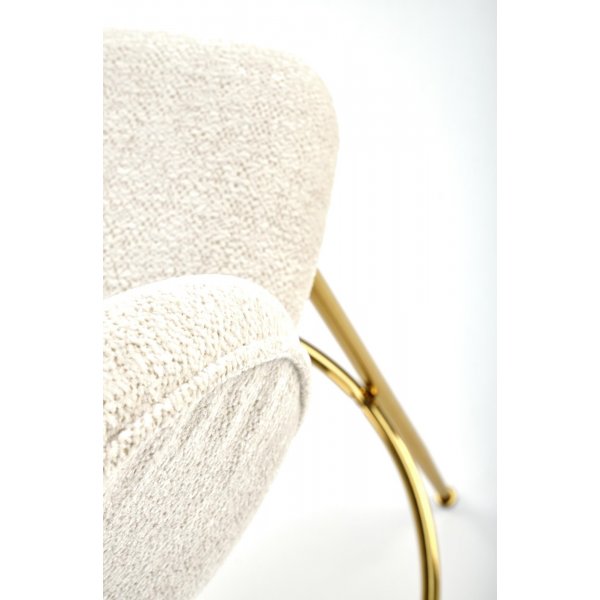 Barhocker Beige/Gold