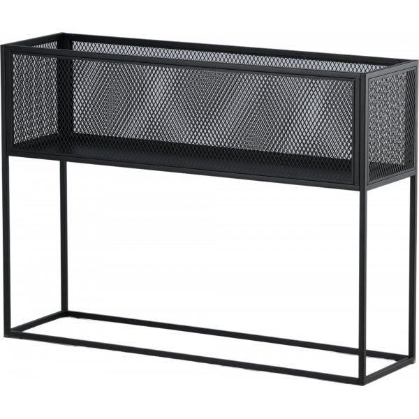 Teo-Reliefregal - Schwarz