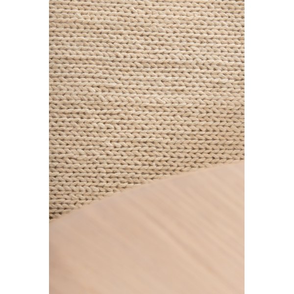 Wollteppich Hilding - Cremeweiß Wollteppich Hilding - Cremeweiß