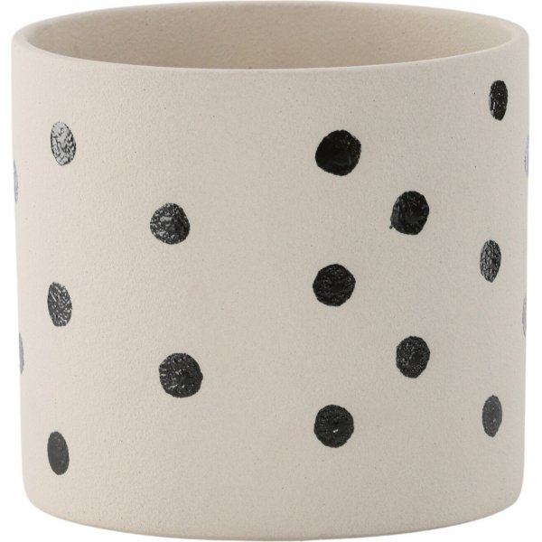 Sane Topf 18 x 17 cm - Schwarz/Wei