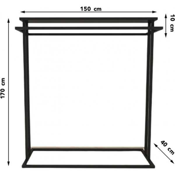 Ufa-Hallenmbel - Schwarz
