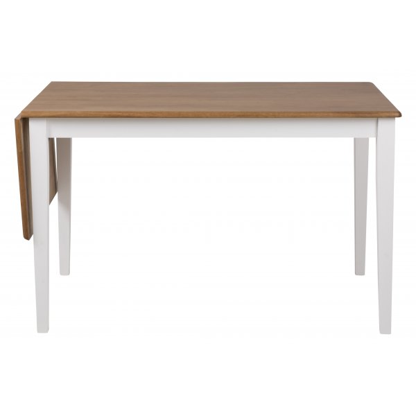 Brisbane Esstisch - 120x76 - Wei /Gebeizte Eiche