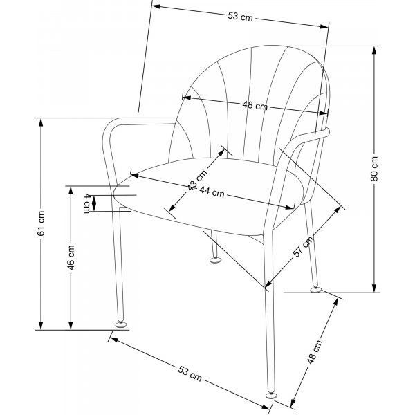 Cadeira Esszimmerstuhl 500 - Beige/Schwarz Cadeira Esszimmerstuhl 500 - Beige/Schwarz