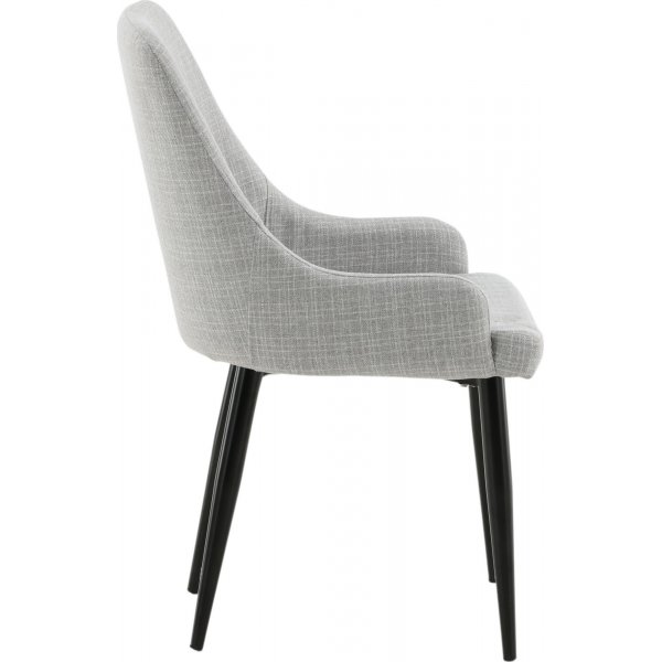 Paradis Esszimmerstuhl - Hellgrau/Schwarz Paradis Esszimmerstuhl - Hellgrau/Schwarz