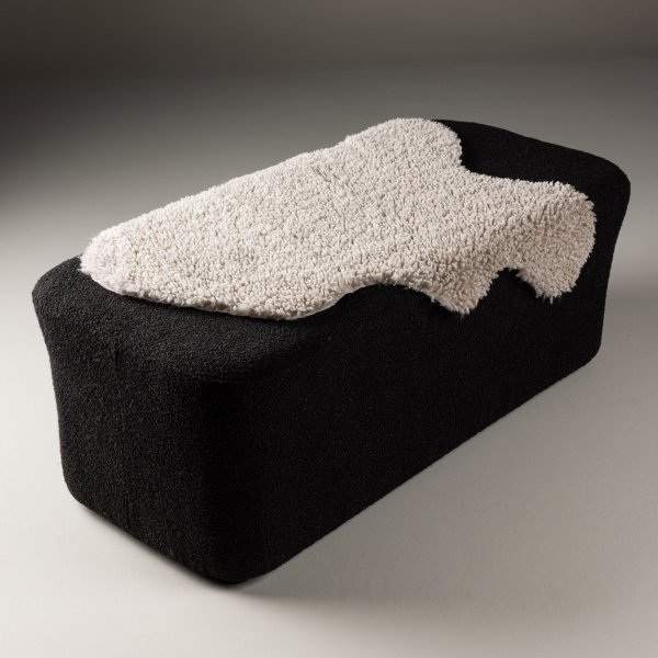 Plaid Katy 60x90 cm - Hellgraues Schaffellimitat Plaid Katy 60x90 cm - Hellgraues Schaffellimitat