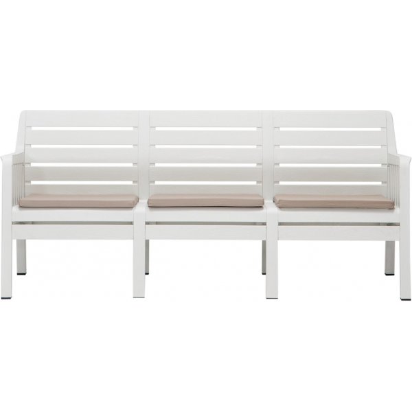 Lara 3-Sitzer-Sofa - Weiß Lara 3-Sitzer-Sofa - Weiß