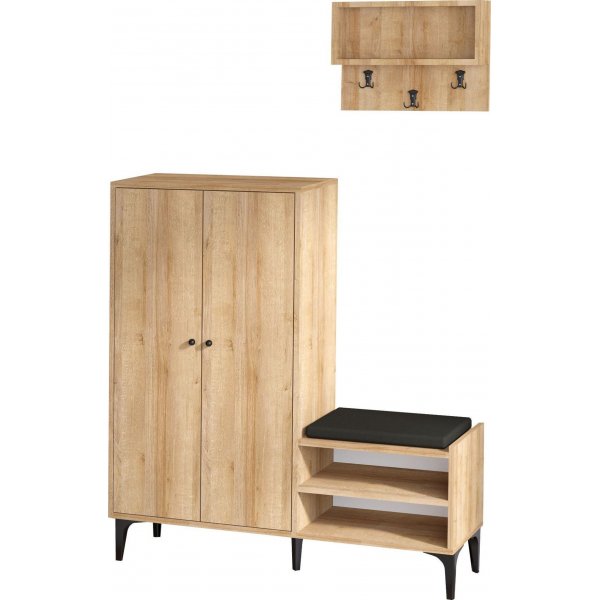 Jess Schuhschrank - Eiche Jess Schuhschrank - Eiche