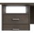 Function Plus Schreibtisch 110 x 48,5 x 76 cm - Rovere gessato, dunkel