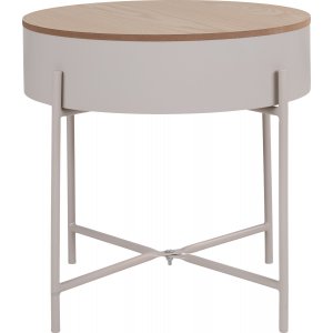 Sisco Beistelltisch Beige/Grau 40 cm