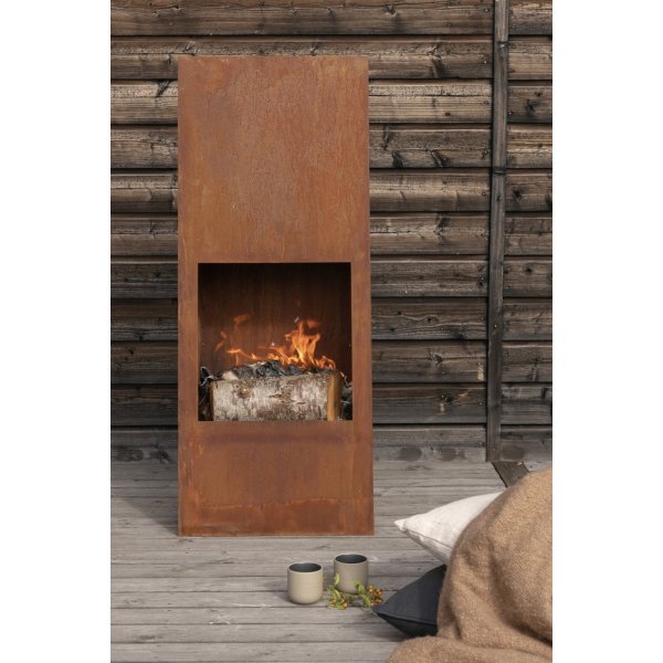 Bastian Kamin 20 x 50 cm - Rostorange Bastian Kamin 20 x 50 cm - Rostorange