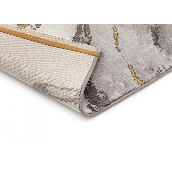 Maschinengewebter Teppich - Craft Concrete Gold