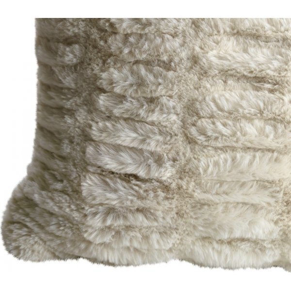 Flauschiger Kissenbezug 50 x 50 cm - Creme