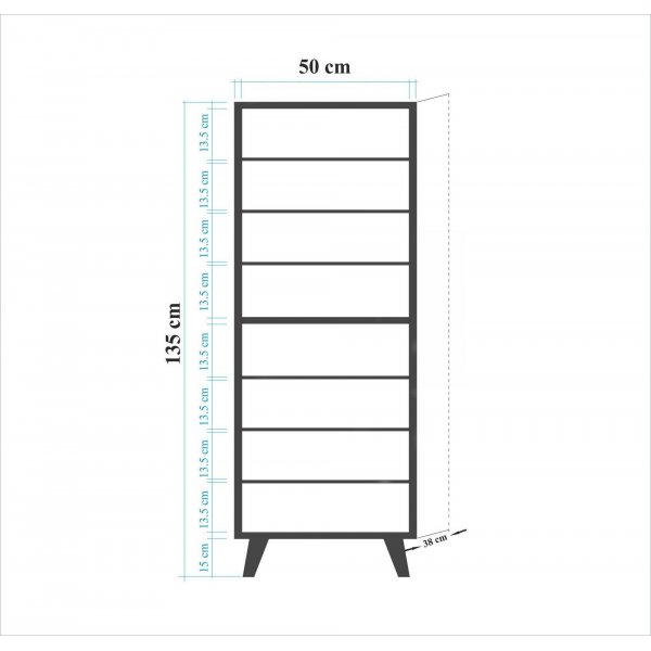 Filinta Schuhschrankleiste - Sonoma Eiche Filinta Schuhschrankleiste - Sonoma Eiche