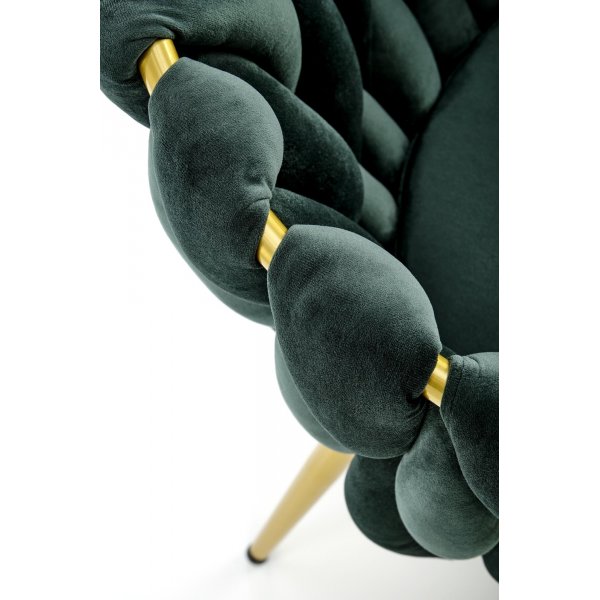 Cadeira Esszimmerstuhl 517 - Dunkelgrün/Gold Cadeira Esszimmerstuhl 517 - Dunkelgrün/Gold