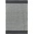 Streifenteppich 60 x 90 cm - Grau