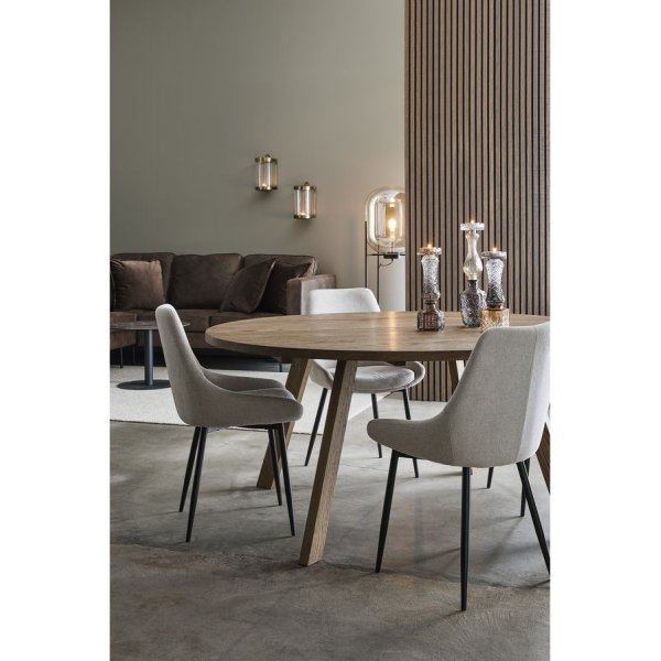 Gepaarter Esszimmerstuhl - Hellbeige Gepaarter Esszimmerstuhl - Hellbeige