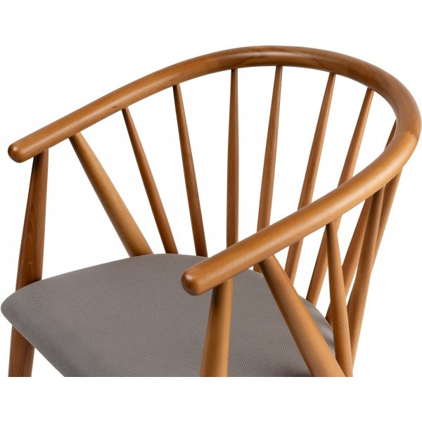 Doris Sessel - Eiche/Grau