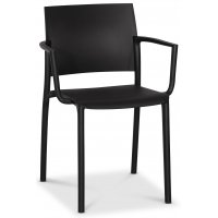Alafors Esszimmerstuhl stapelbar - schwarz (Kunststoff) Alafors Esszimmerstuhl stapelbar - schwarz (Kunststoff)