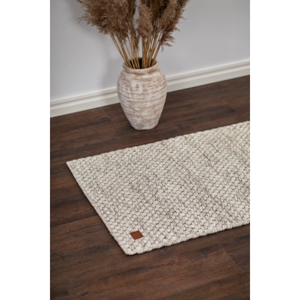 Torekov handgewebter Teppich Weiß Torekov handgewebter Teppich Weiß