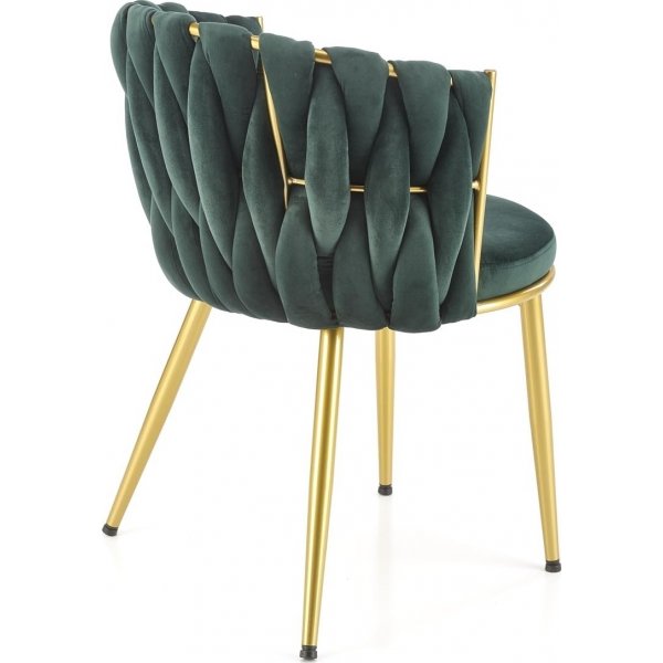 Cadeira Esszimmerstuhl 517 - Dunkelgrün/Gold Cadeira Esszimmerstuhl 517 - Dunkelgrün/Gold