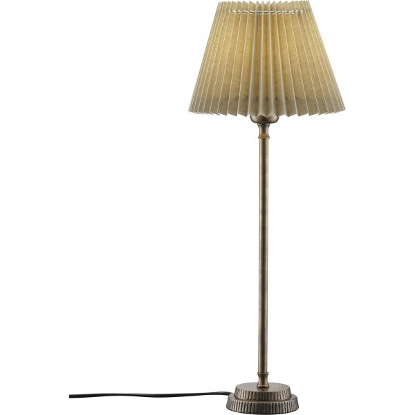 Kent Tischlampe - Beige/Messing - 58 cm Kent Tischlampe - Beige/Messing - 58 cm