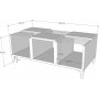 Vostok Couchtisch 100 x 50 cm - Anthrazit