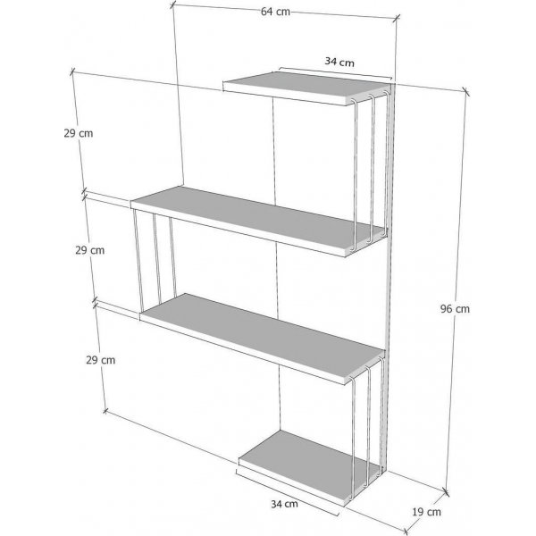 Cambrai Wandregal - Kiefer/wei