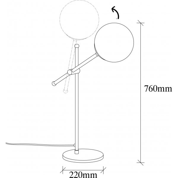 Beste Tischlampe - Schwarz