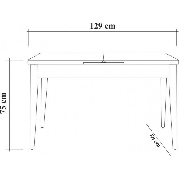Vina Esstisch 129-163 cm - Kiefer Vina Esstisch 129-163 cm - Kiefer