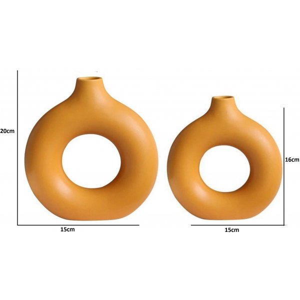 Buco Vase - Sanftes Orange Buco Vase - Sanftes Orange