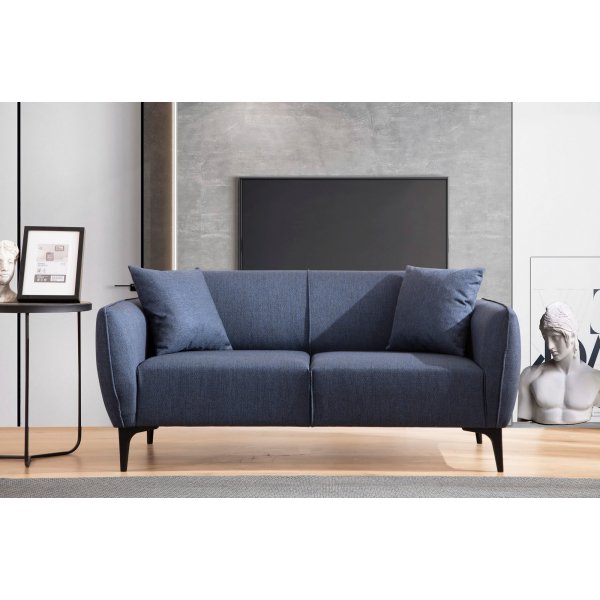 Belissimo 2-Sitzer-Sofa - Blau