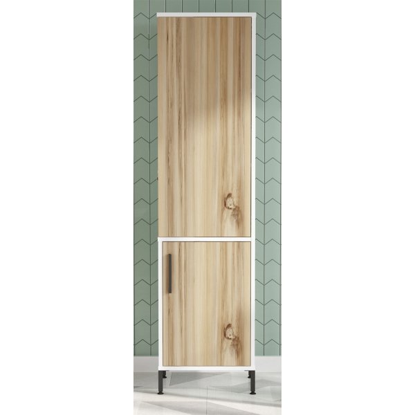 Vitale Schrank 1 - Nussbaum/wei