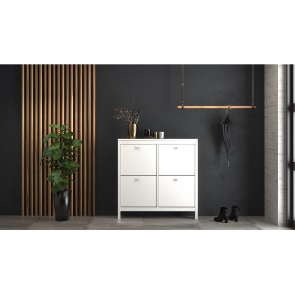 Schuhschrank Madrid - Weiß Schuhschrank Madrid - Weiß